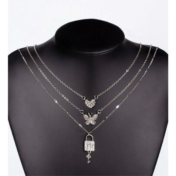 3 Tiered Necklace - Picture 3 of 7